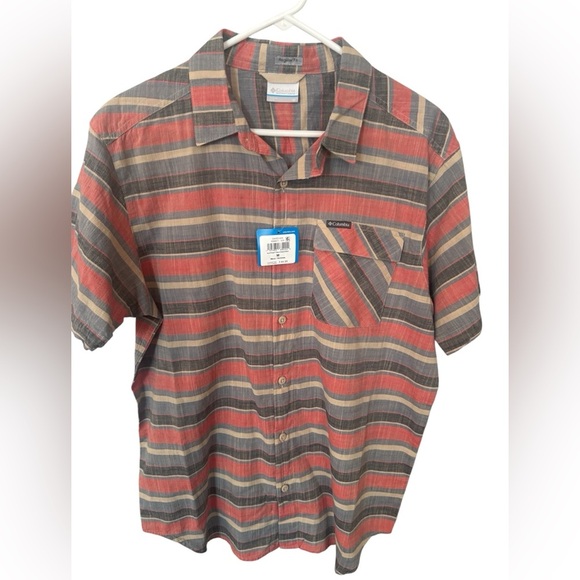 NWT Columbia Multicolor Striped Shirt. Classy summer colorblock preppy outdoors - Picture 6 of 7
